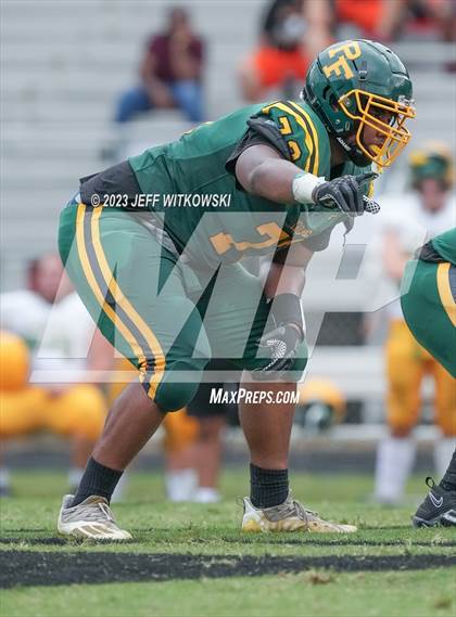 Thumbnail 1 in Richmond vs Pine Forest (Cumberland County Schools Football Jamboree 2023) photogallery.