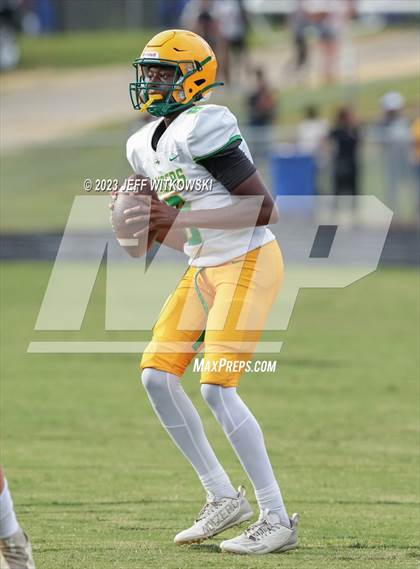 Thumbnail 3 in Richmond vs Pine Forest (Cumberland County Schools Football Jamboree 2023) photogallery.