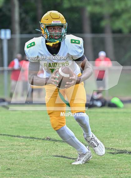 Thumbnail 2 in Richmond vs Pine Forest (Cumberland County Schools Football Jamboree 2023) photogallery.