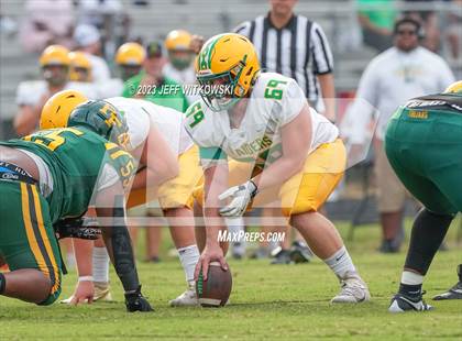 Thumbnail 3 in Richmond vs Pine Forest (Cumberland County Schools Football Jamboree 2023) photogallery.