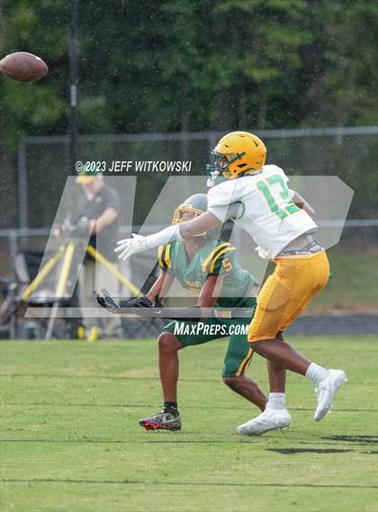 Thumbnail 2 in Richmond vs Pine Forest (Cumberland County Schools Football Jamboree 2023) photogallery.
