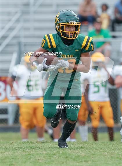 Thumbnail 1 in Richmond vs Pine Forest (Cumberland County Schools Football Jamboree 2023) photogallery.