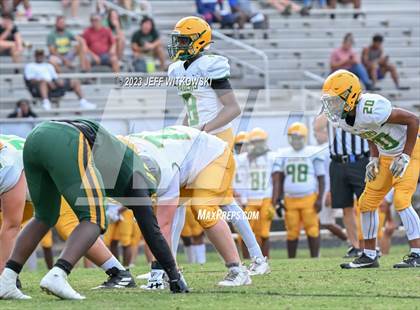 Thumbnail 3 in Richmond vs Pine Forest (Cumberland County Schools Football Jamboree 2023) photogallery.