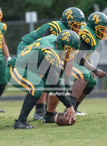 Thumbnail 1 in Richmond vs Pine Forest (Cumberland County Schools Football Jamboree 2023) photogallery.