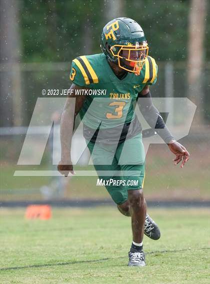 Thumbnail 1 in Richmond vs Pine Forest (Cumberland County Schools Football Jamboree 2023) photogallery.