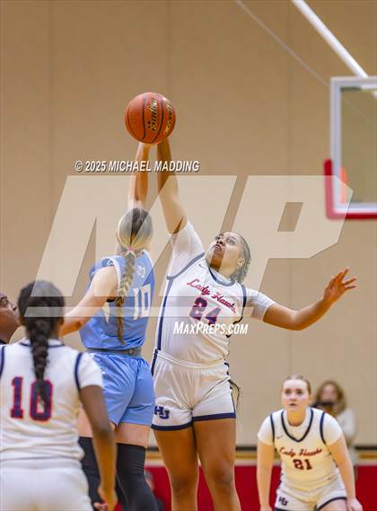 Thumbnail 2 in Lumberton @ Hardin-Jefferson (UIL 4A  D1 Basketball Area Playoff) photogallery.