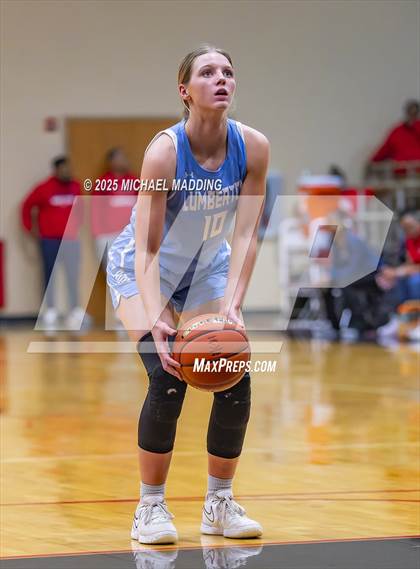 Thumbnail 3 in Lumberton @ Hardin-Jefferson (UIL 4A  D1 Basketball Area Playoff) photogallery.