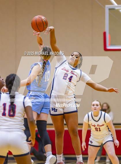 Thumbnail 3 in Lumberton @ Hardin-Jefferson (UIL 4A  D1 Basketball Area Playoff) photogallery.