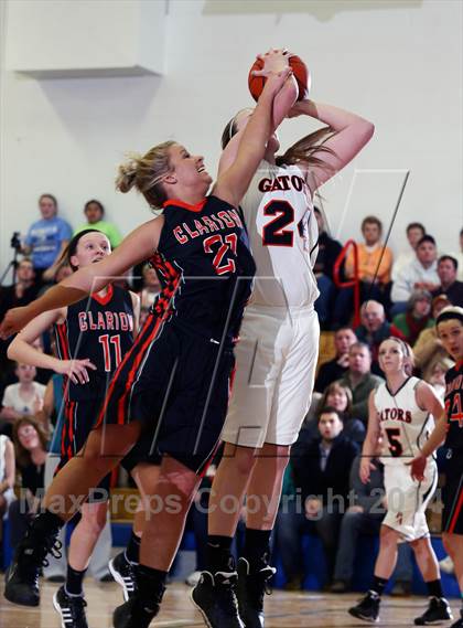 Thumbnail 2 in Clarion vs. Port Allegany (District IX A Semi Final) photogallery.