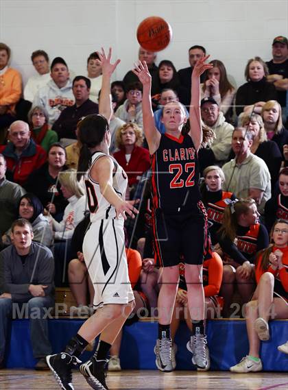 Thumbnail 3 in Clarion vs. Port Allegany (District IX A Semi Final) photogallery.