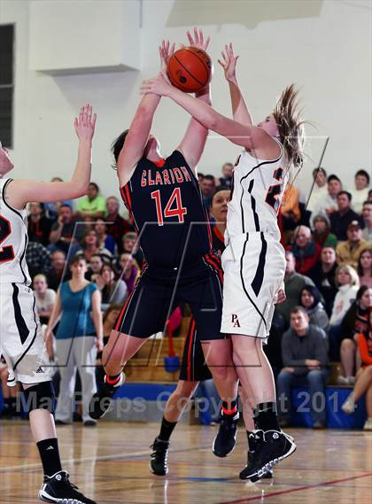 Thumbnail 2 in Clarion vs. Port Allegany (District IX A Semi Final) photogallery.