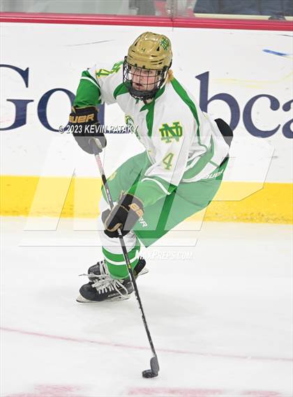 Thumbnail 2 in New Canaan vs. Notre Dame, WH (CIAC DI Semifinal) photogallery.