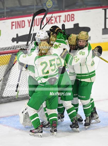 Thumbnail 1 in New Canaan vs. Notre Dame, WH (CIAC DI Semifinal) photogallery.