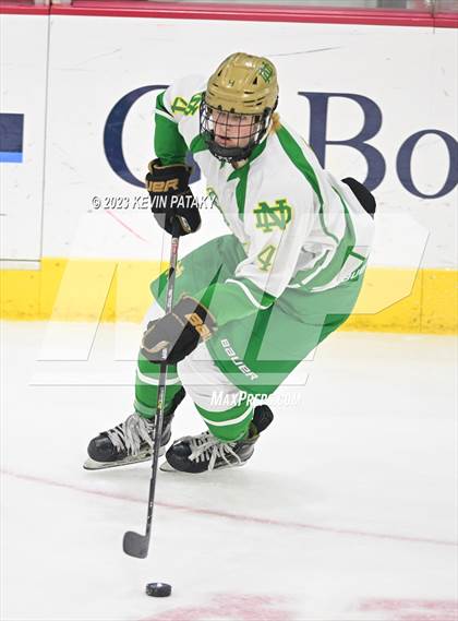 Thumbnail 3 in New Canaan vs. Notre Dame, WH (CIAC DI Semifinal) photogallery.