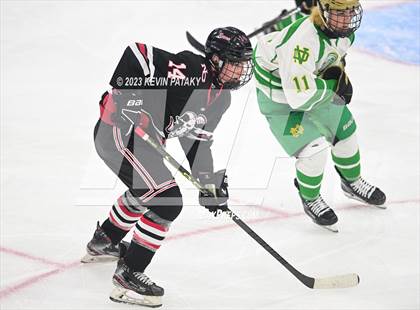 Thumbnail 3 in New Canaan vs. Notre Dame, WH (CIAC DI Semifinal) photogallery.