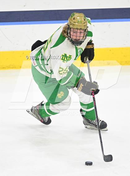 Thumbnail 3 in New Canaan vs. Notre Dame, WH (CIAC DI Semifinal) photogallery.