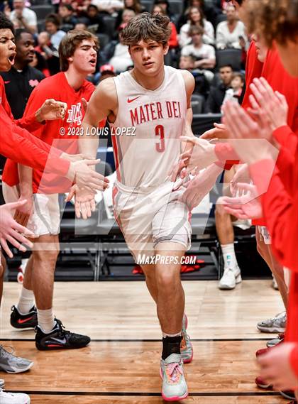 Thumbnail 3 in Etiwanda vs. Mater Dei (CIF SS DIV 1 Championship) photogallery.