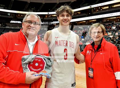 Thumbnail 1 in Etiwanda vs. Mater Dei (CIF SS DIV 1 Championship) photogallery.