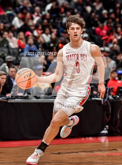 Thumbnail 3 in Etiwanda vs. Mater Dei (CIF SS DIV 1 Championship) photogallery.