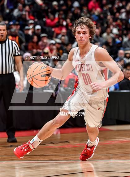 Thumbnail 1 in Etiwanda vs. Mater Dei (CIF SS DIV 1 Championship) photogallery.
