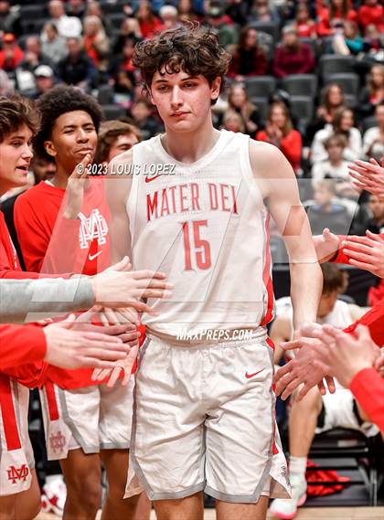 Thumbnail 1 in Etiwanda vs. Mater Dei (CIF SS DIV 1 Championship) photogallery.