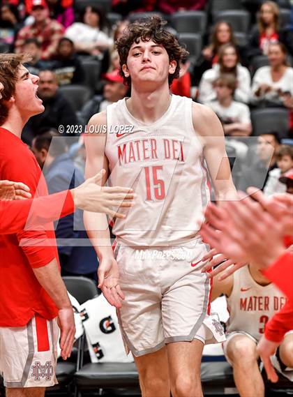 Thumbnail 3 in Etiwanda vs. Mater Dei (CIF SS DIV 1 Championship) photogallery.