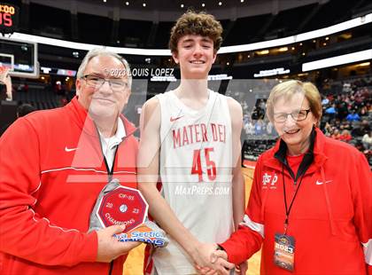Thumbnail 1 in Etiwanda vs. Mater Dei (CIF SS DIV 1 Championship) photogallery.