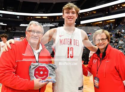 Thumbnail 3 in Etiwanda vs. Mater Dei (CIF SS DIV 1 Championship) photogallery.