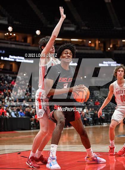 Thumbnail 1 in Etiwanda vs. Mater Dei (CIF SS DIV 1 Championship) photogallery.