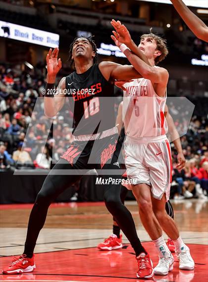 Thumbnail 1 in Etiwanda vs. Mater Dei (CIF SS DIV 1 Championship) photogallery.