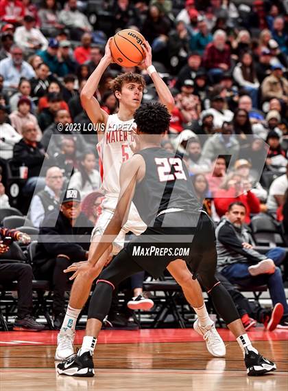 Thumbnail 1 in Etiwanda vs. Mater Dei (CIF SS DIV 1 Championship) photogallery.
