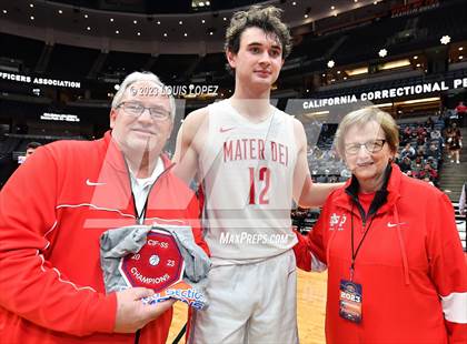 Thumbnail 3 in Etiwanda vs. Mater Dei (CIF SS DIV 1 Championship) photogallery.