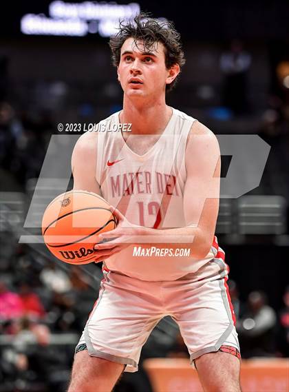 Thumbnail 2 in Etiwanda vs. Mater Dei (CIF SS DIV 1 Championship) photogallery.