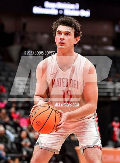 Thumbnail 2 in Etiwanda vs. Mater Dei (CIF SS DIV 1 Championship) photogallery.