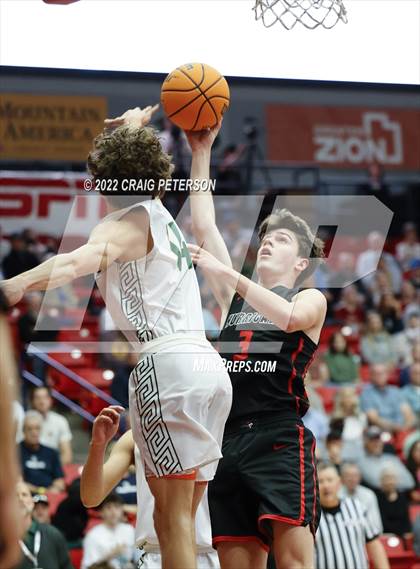 Thumbnail 1 in Snow Canyon vs. Hurricane (UHSAA 4A Quarterfinal Playoff) photogallery.