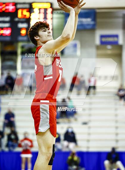 Thumbnail 3 in Fishers vs Hamilton Southeastern (IHSAA Sectional Round 1 Playoff) photogallery.