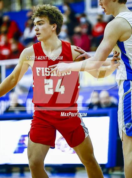 Thumbnail 2 in Fishers vs Hamilton Southeastern (IHSAA Sectional Round 1 Playoff) photogallery.