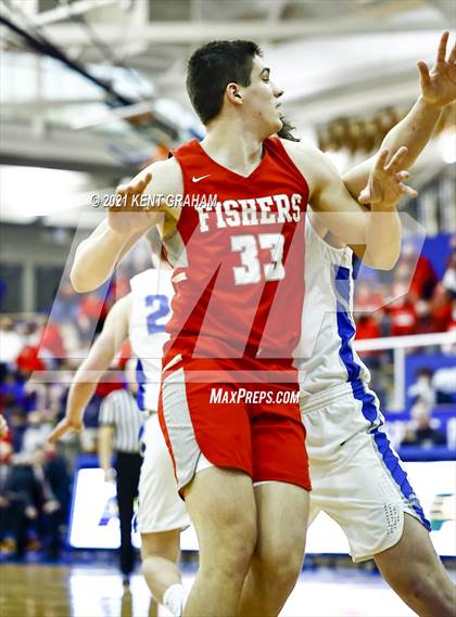 Thumbnail 3 in Fishers vs Hamilton Southeastern (IHSAA Sectional Round 1 Playoff) photogallery.