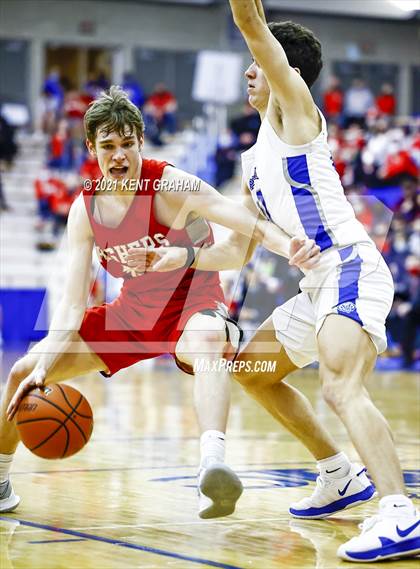 Thumbnail 3 in Fishers vs Hamilton Southeastern (IHSAA Sectional Round 1 Playoff) photogallery.