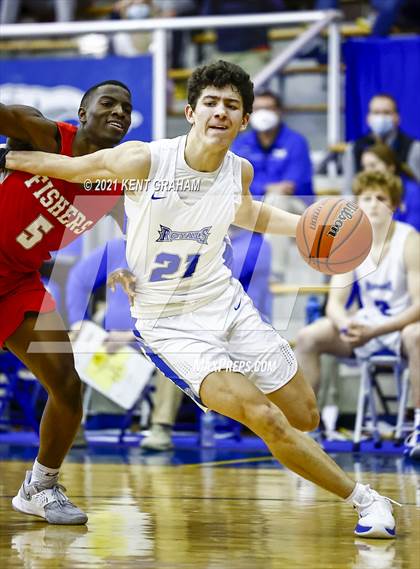 Thumbnail 2 in Fishers vs Hamilton Southeastern (IHSAA Sectional Round 1 Playoff) photogallery.