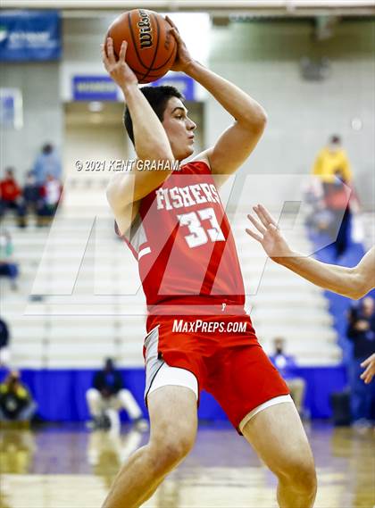 Thumbnail 3 in Fishers vs Hamilton Southeastern (IHSAA Sectional Round 1 Playoff) photogallery.
