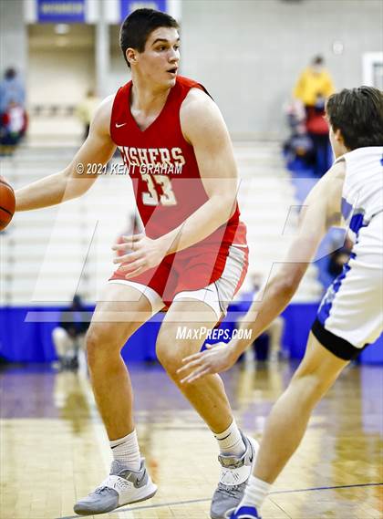 Thumbnail 2 in Fishers vs Hamilton Southeastern (IHSAA Sectional Round 1 Playoff) photogallery.