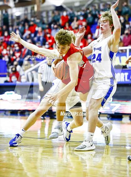Thumbnail 3 in Fishers vs Hamilton Southeastern (IHSAA Sectional Round 1 Playoff) photogallery.