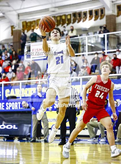 Thumbnail 1 in Fishers vs Hamilton Southeastern (IHSAA Sectional Round 1 Playoff) photogallery.