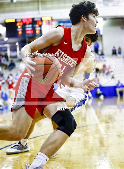 Thumbnail 3 in Fishers vs Hamilton Southeastern (IHSAA Sectional Round 1 Playoff) photogallery.