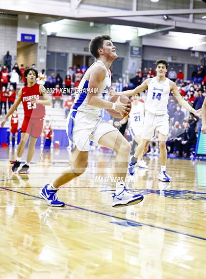 Thumbnail 2 in Fishers vs Hamilton Southeastern (IHSAA Sectional Round 1 Playoff) photogallery.