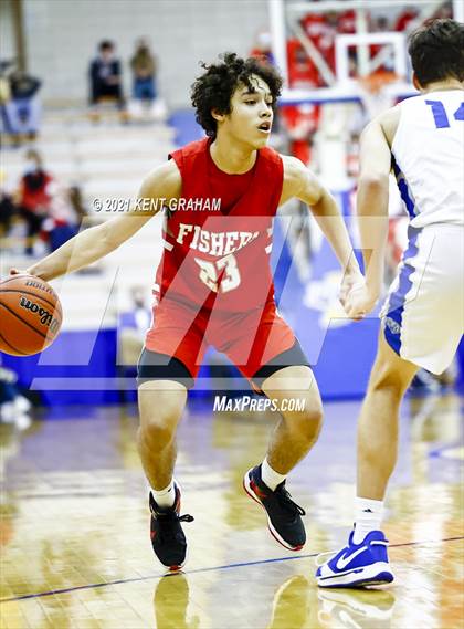 Thumbnail 3 in Fishers vs Hamilton Southeastern (IHSAA Sectional Round 1 Playoff) photogallery.