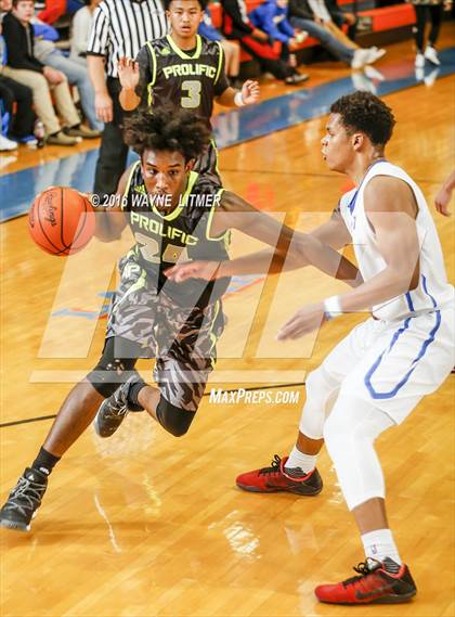 Thumbnail 1 in Prolific Prep Academy vs Hillcrest Prep (Marshall County Hoopfest) photogallery.