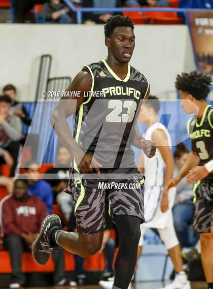Thumbnail 3 in Prolific Prep Academy vs Hillcrest Prep (Marshall County Hoopfest) photogallery.