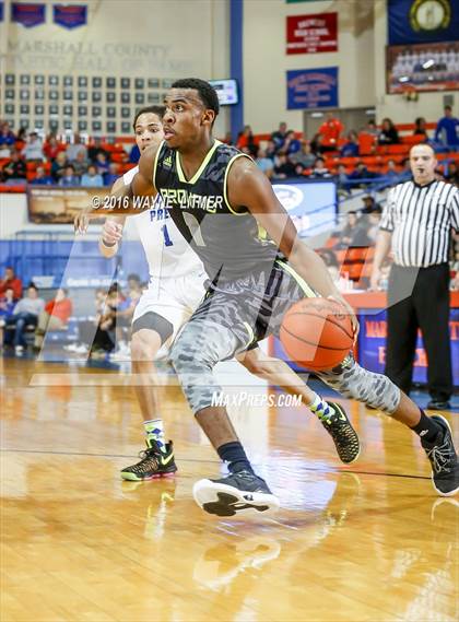 Thumbnail 1 in Prolific Prep Academy vs Hillcrest Prep (Marshall County Hoopfest) photogallery.